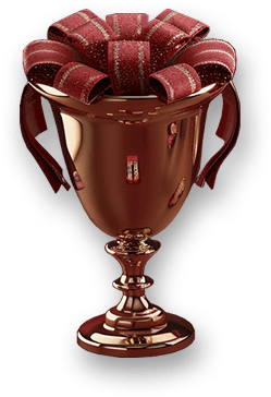 Trophy representing thoughtful strategy games